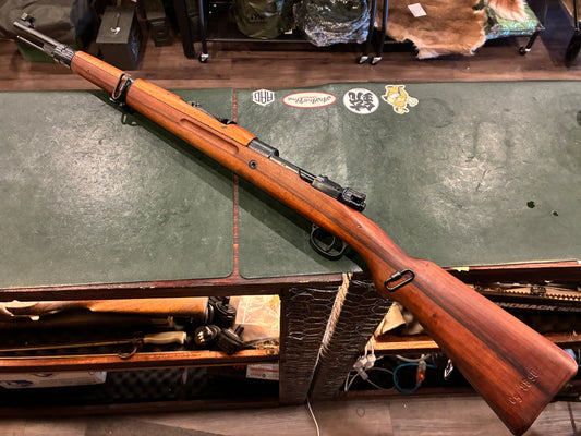 Czech Brno Vz.24 Bolt-Action Rifle – Matching Stock Number – Includes Bayonet, Scabbard & Leather Frog