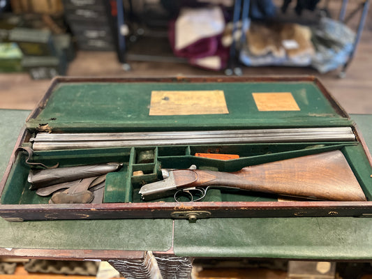 Charles Lancaster & Co. London Grade E 12 Gauge Side-by-Side Double Shotgun with Original Case