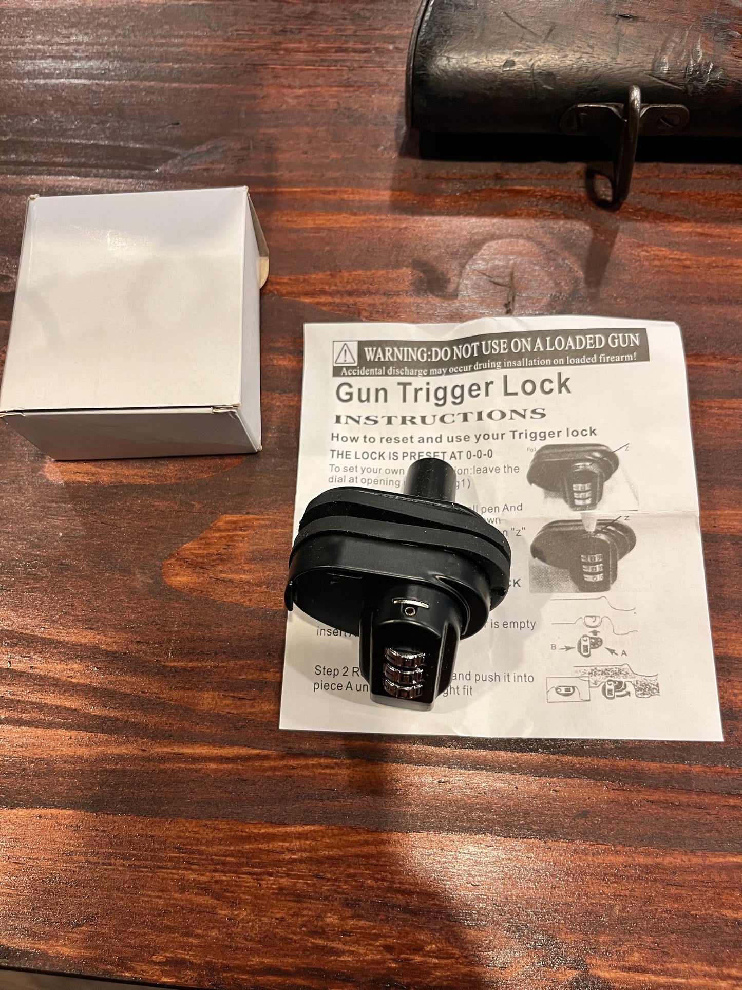 Combination trigger lock