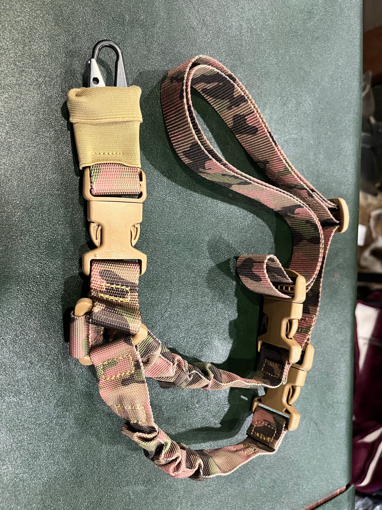 1-Point Tactical Rifle Sling – Available in Black, Tan, and Camo