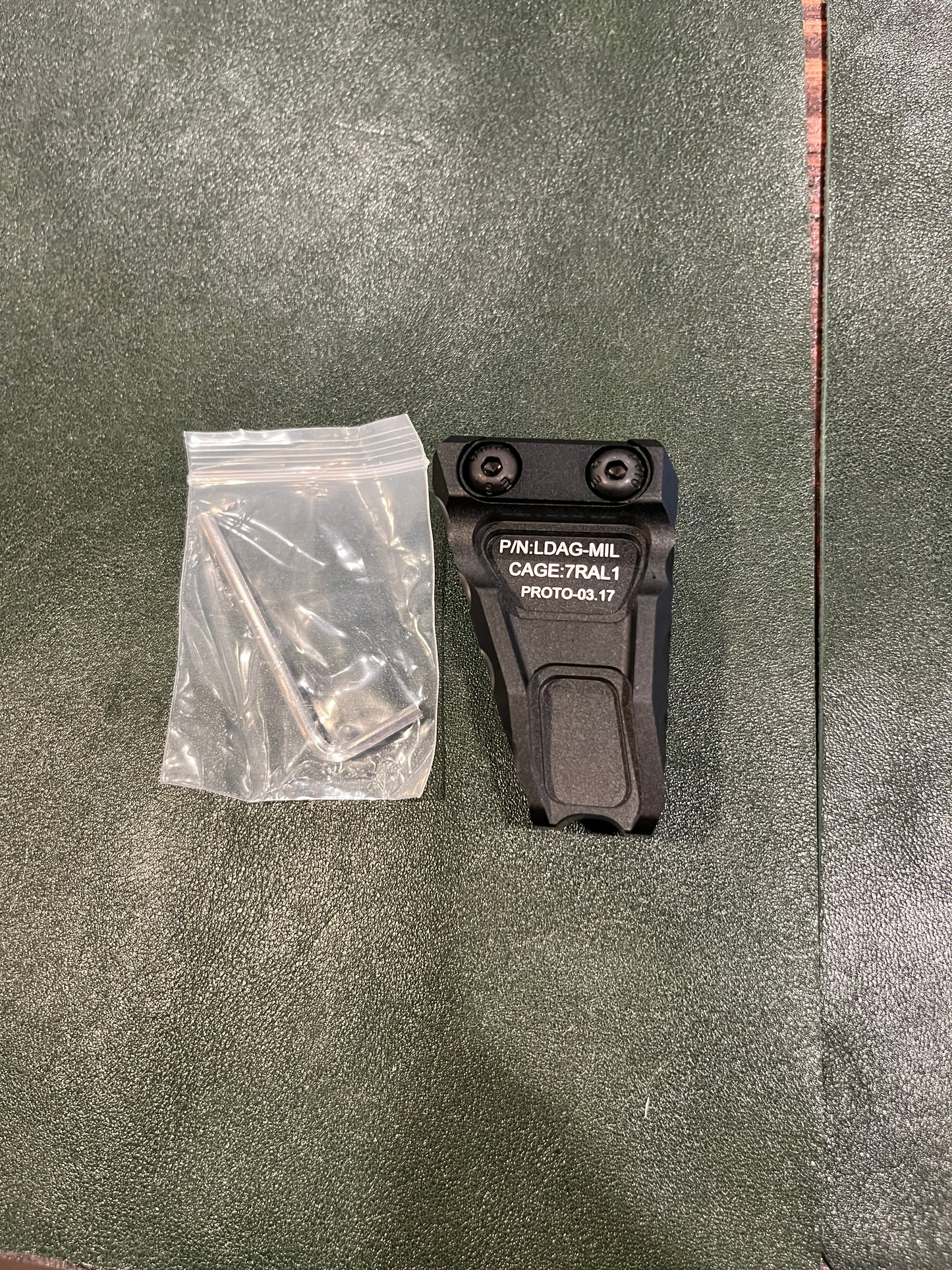 LDAG-MIL Hand Stop – Picatinny Rail Compatible (CAGE: 7RAL1)