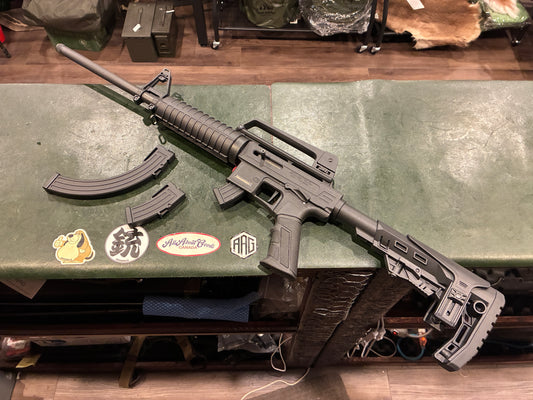 Rock Island Armory TM22 M16 Style .22 LR Semi-Auto Rifle – 2×10-Round & 1×25-Round Magazines