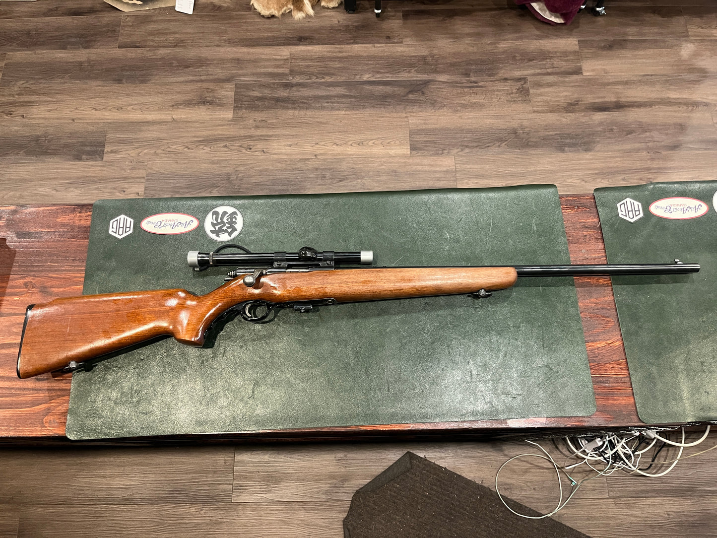 Mossberg Model 140K .22LR Bolt-Action Rifle with Vintage Scope