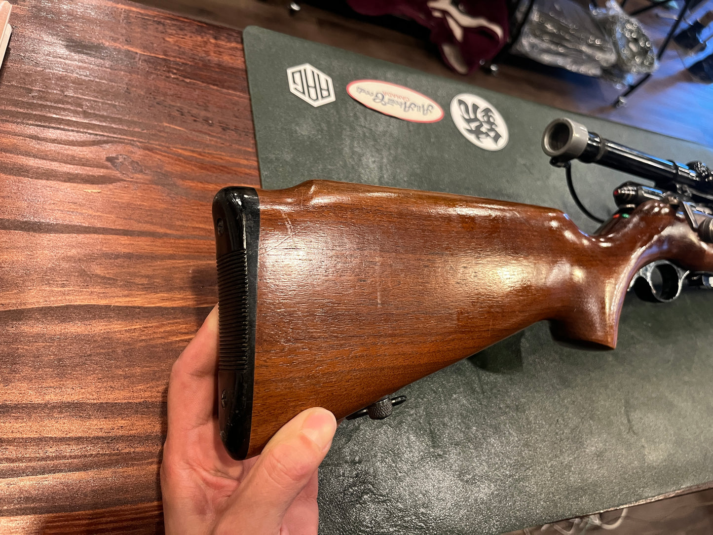 Mossberg Model 140K .22LR Bolt-Action Rifle with Vintage Scope