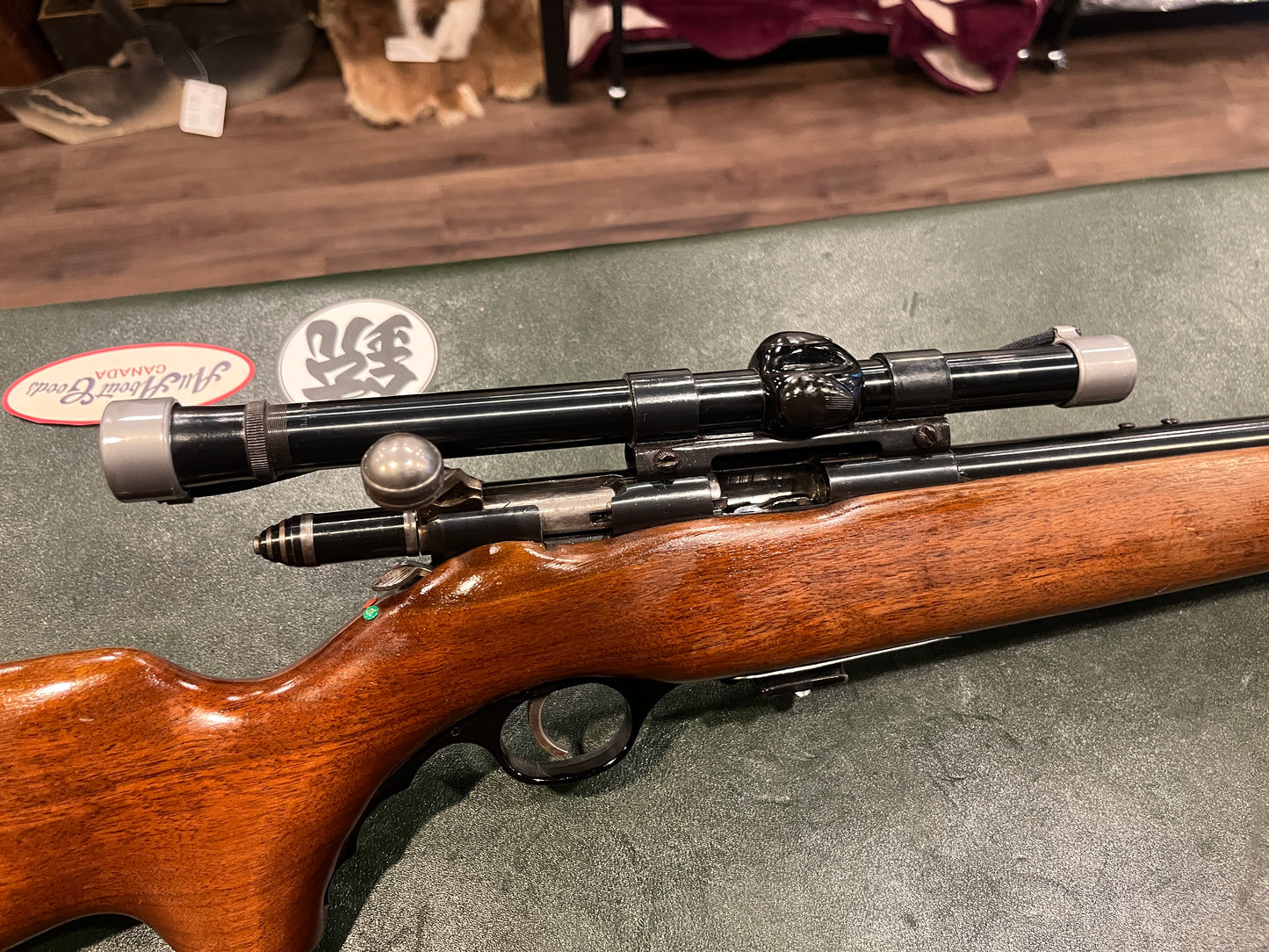 Mossberg Model 140K .22LR Bolt-Action Rifle with Vintage Scope