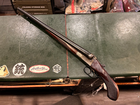 J.P. Sauer & Sohn Suhl Side-by-Side Shotgun – 12 Gauge – 1956 – Engraved – Double Trigger