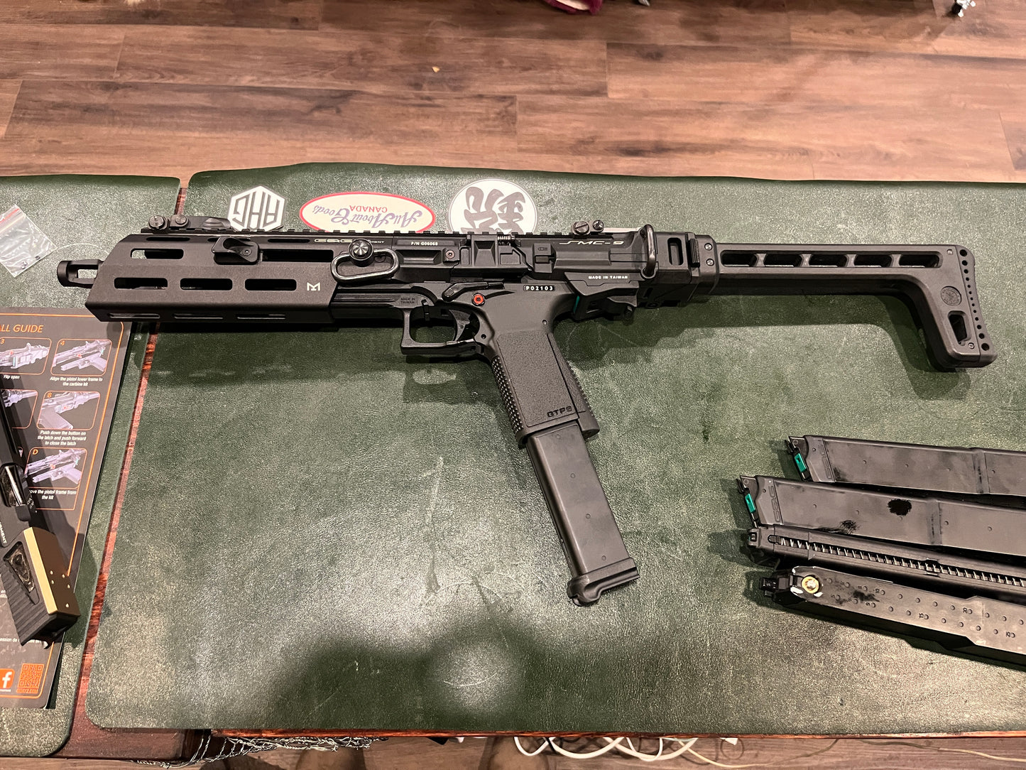 G&G GTP9 Airsoft Pistol Set with SMC-9 Carbine Kit & 5 Mags – Complete Tactical Bundle