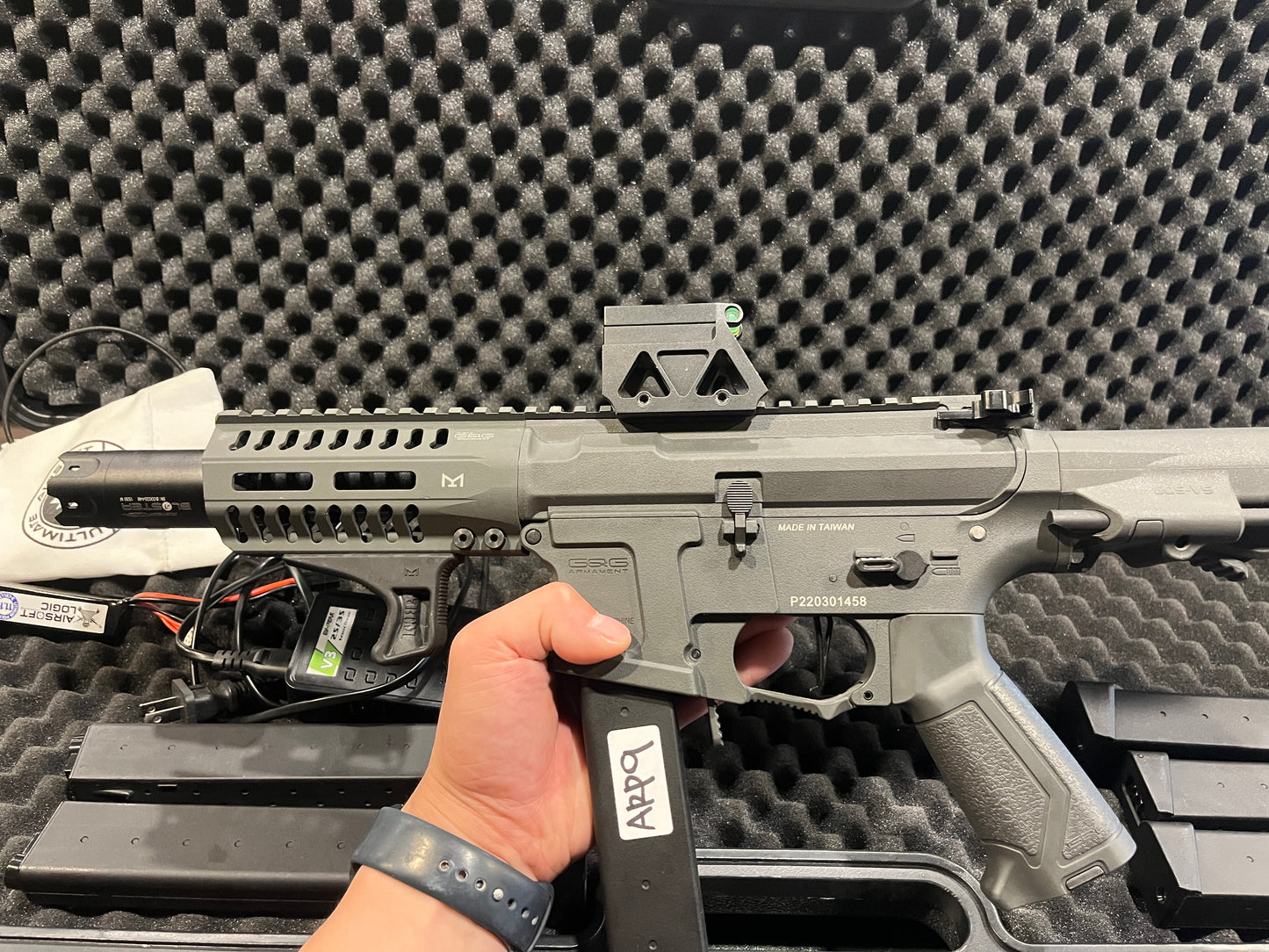 G&G ARP9 Battleship Grey Airsoft AEG - Full Package