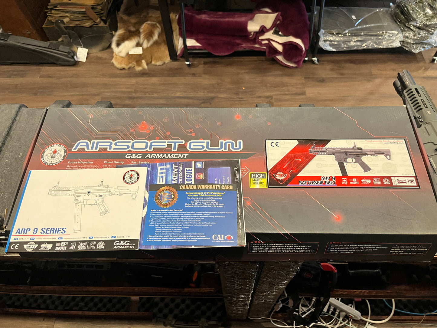 G&G ARP9 Battleship Grey Airsoft AEG - Full Package