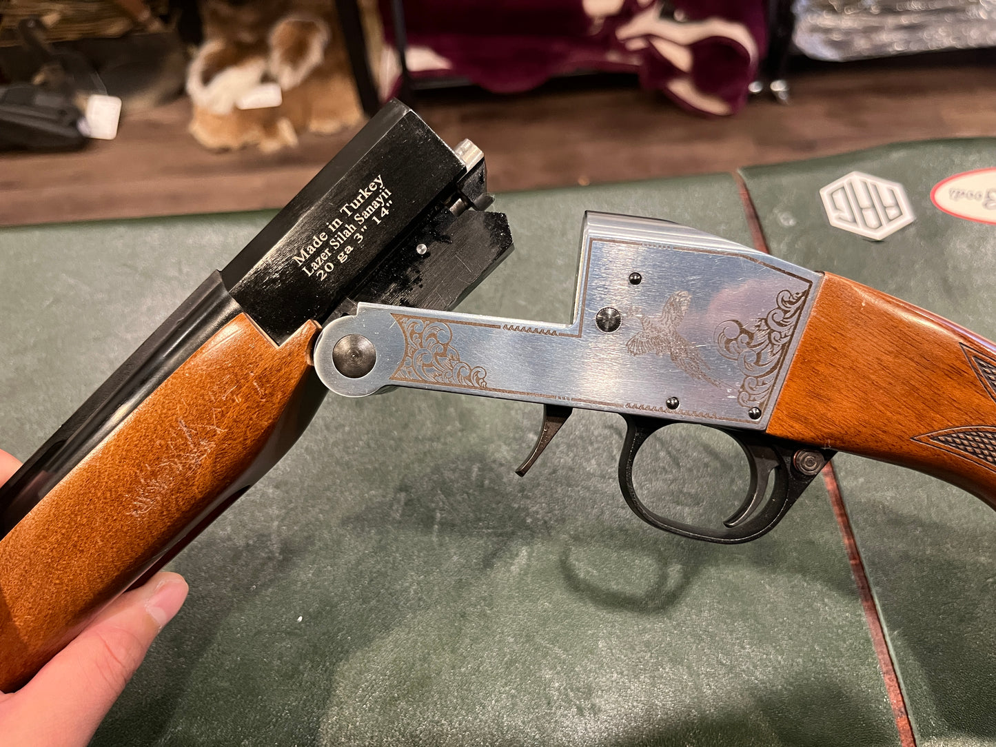 Lazer Arms XT10 – 20GA Folding Single-Shot Shotgun