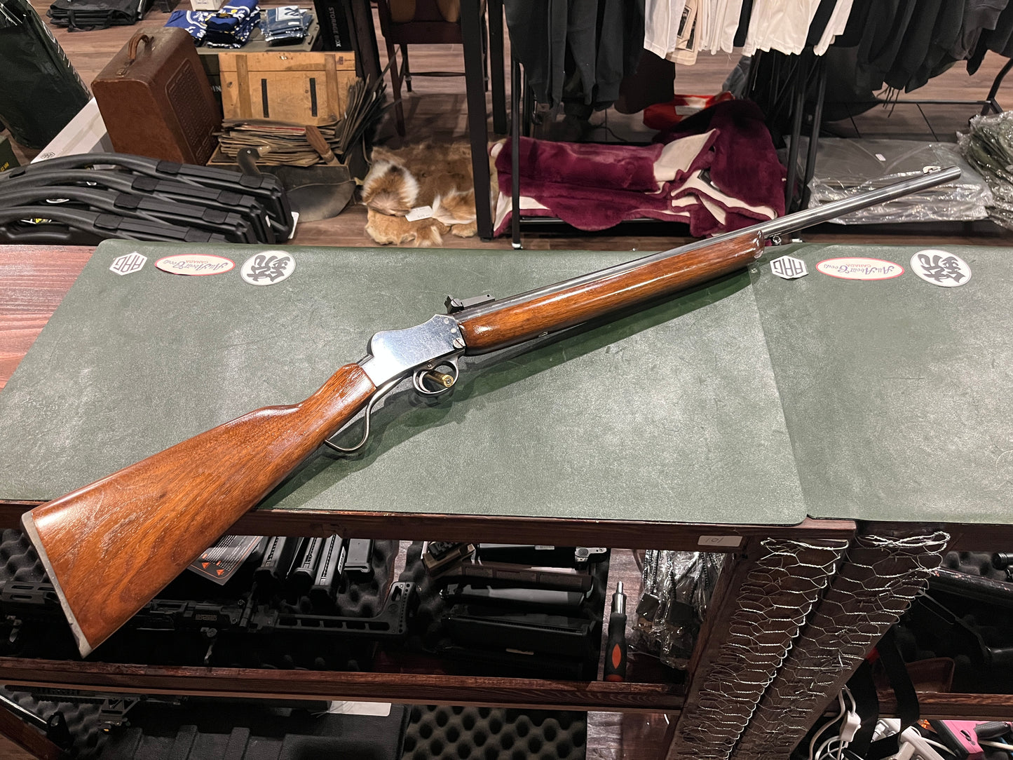 BSA Martini Falling Block .22 LR Single-Shot Rifle – Canadian Military Trainer
