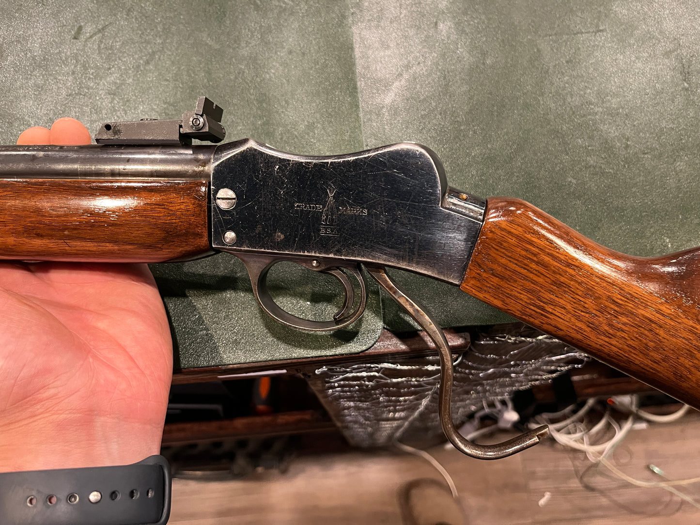 BSA Martini Falling Block .22 LR Single-Shot Rifle – Canadian Military Trainer