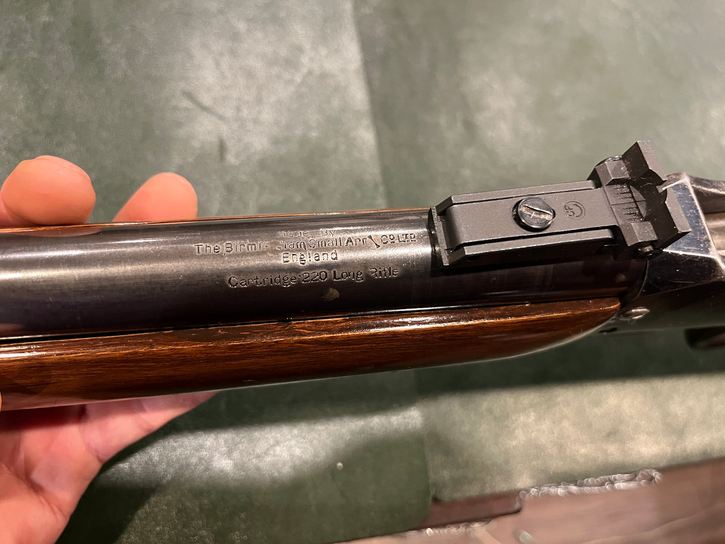 BSA Martini Falling Block .22 LR Single-Shot Rifle – Canadian Military Trainer