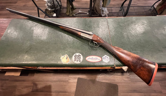 William Evans From Purdey 12 Ga. SxS Boxlock Shotgun Engraved Side by Side, 63 Pall Mall, London