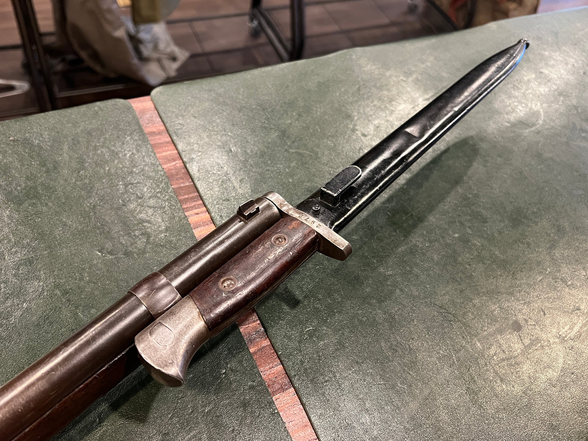 WWI German Ersatz Bayonet for Turkish Mauser M88/M93 – Fits Gewehr 1888 – With Scabbard