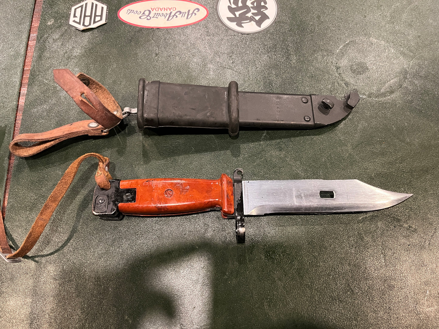 Polish AK-47 Bayonet with Scabbard – 6 Inch Blade