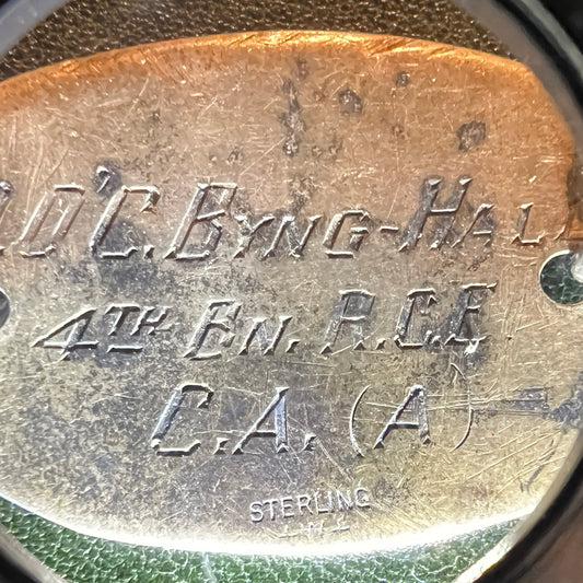 WWII or Earlier Canadian Military Sterling Silver ID Bracelet