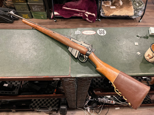 Lee-Enfield Long Branch No.4 Mk I* Sporterized Bolt Action Rifle (.303 British) – 1945, Matching Bolt, Good Bore