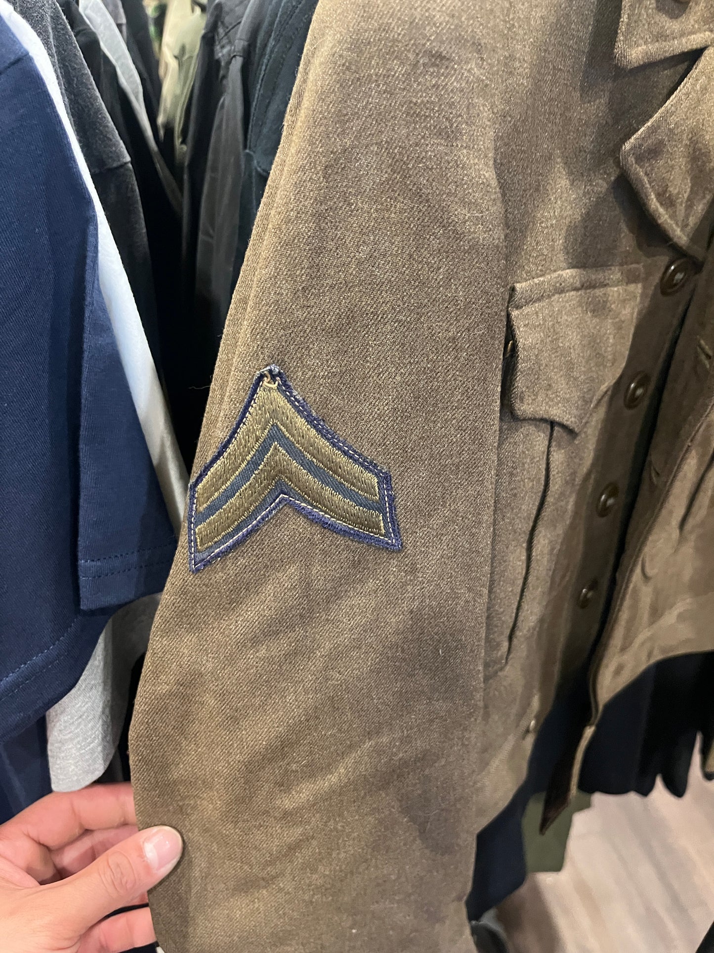 Korean War U.S. 45th Infantry Division Corporal’s M1944 Wool Field “Ike” Jacket – 1946 Dated