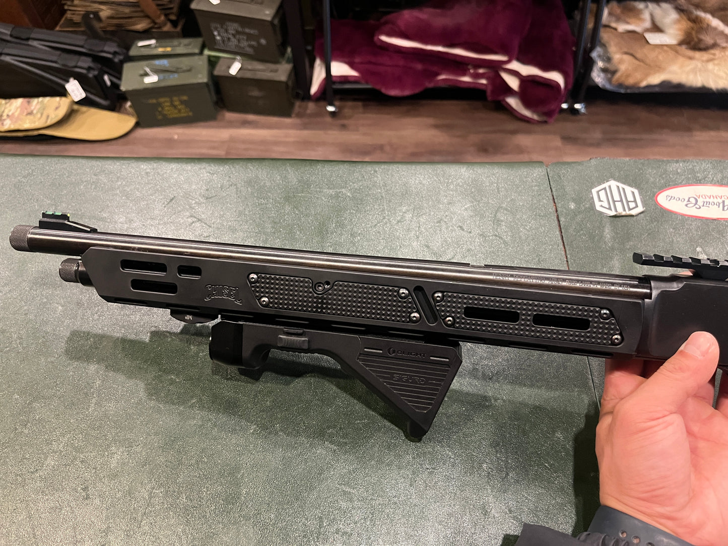 Henry Big Boy X Model .45 Colt – Modern Tactical Lever Action | Chisel Chassis, Olight Sigurd Grip Light, Scope Rail