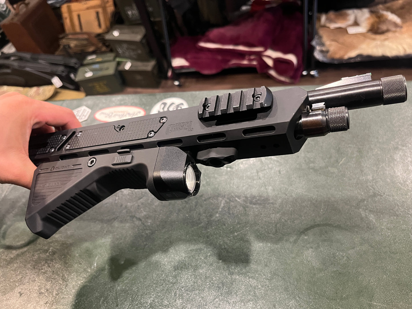 Henry Big Boy X Model .45 Colt – Modern Tactical Lever Action | Chisel Chassis, Olight Sigurd Grip Light, Scope Rail
