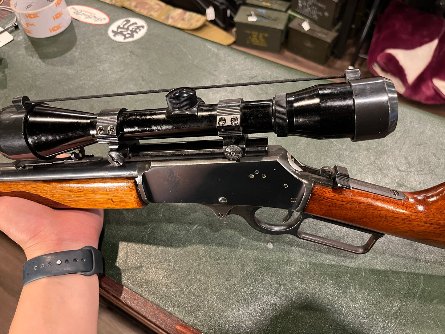 Marlin Model 1895 Lever-Action Rifle .45-70 Govt with Bell 4x40 Scope