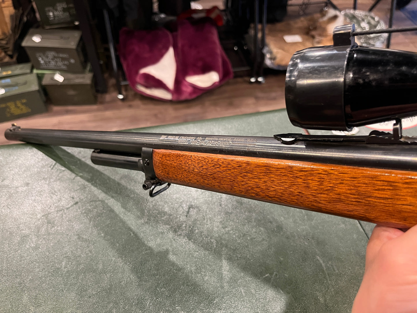 Marlin Model 1895 Lever-Action Rifle .45-70 Govt with Bell 4x40 Scope