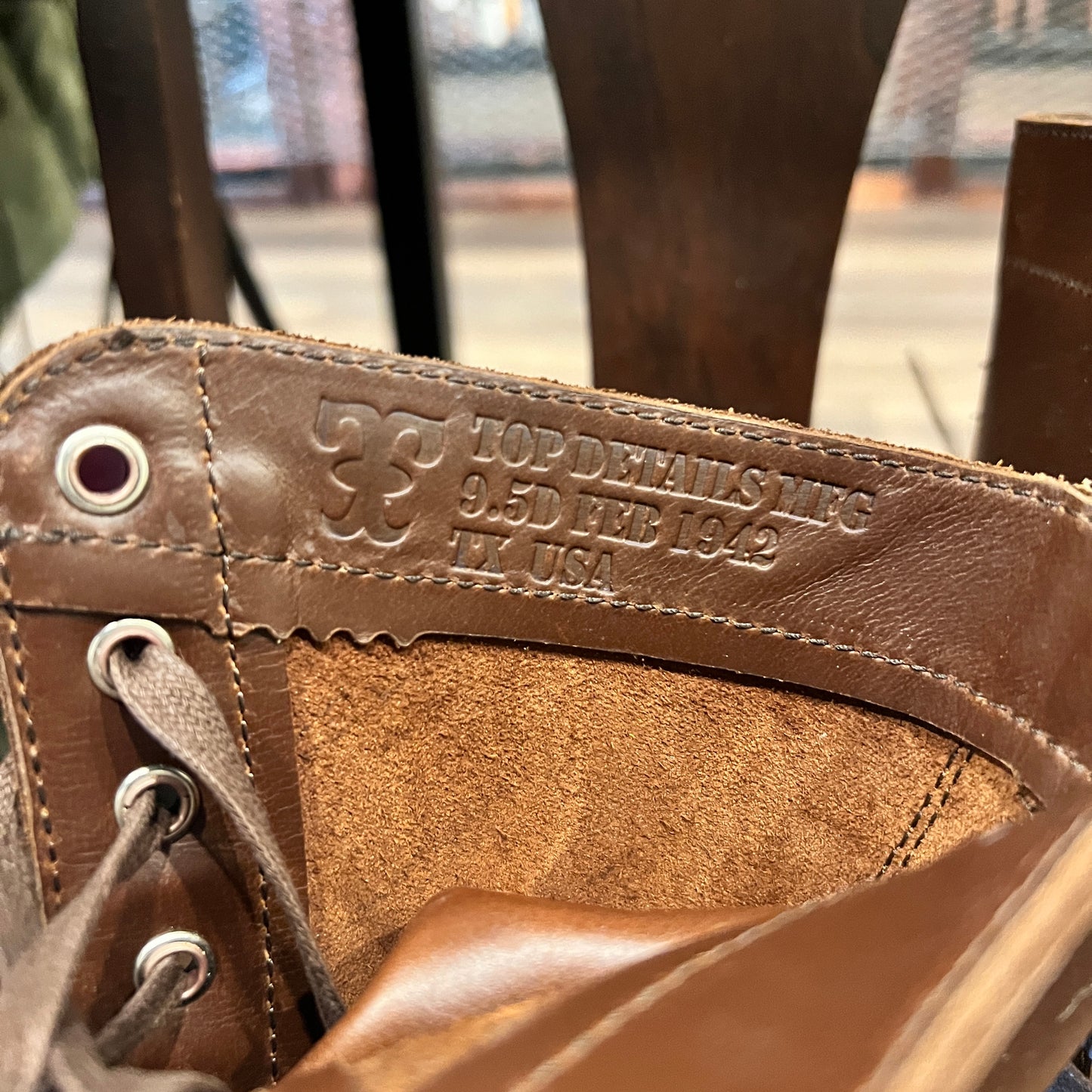 Issues du même lot de production que celles utilisées dans le film Sniper de Zhang Yimou|Bottes de parachutiste de la Seconde Guerre mondiale – Fabriquées à la main aux États-Unis (formes originales + trépointe Goodyear)