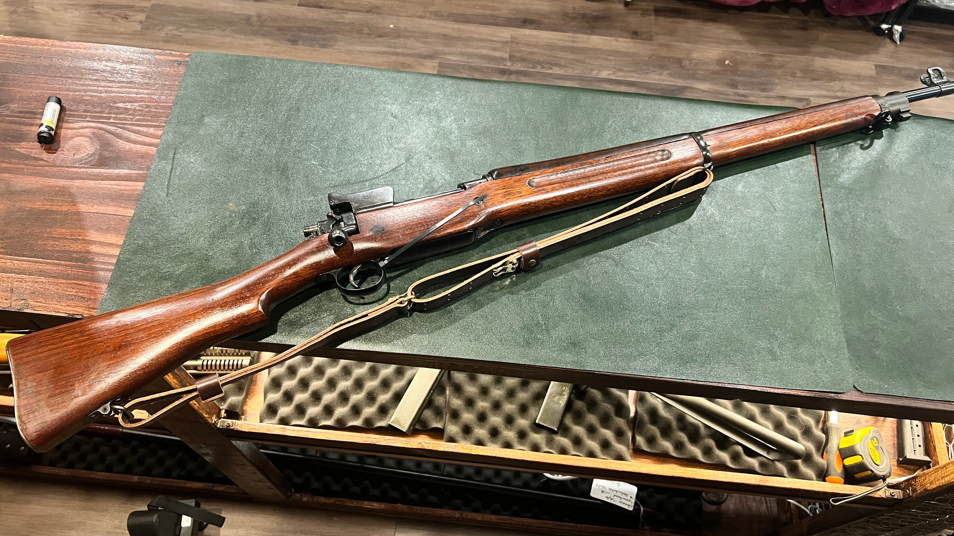 Enfield P14 Rifle Winchester-Manufactured 303 British with original br ...
