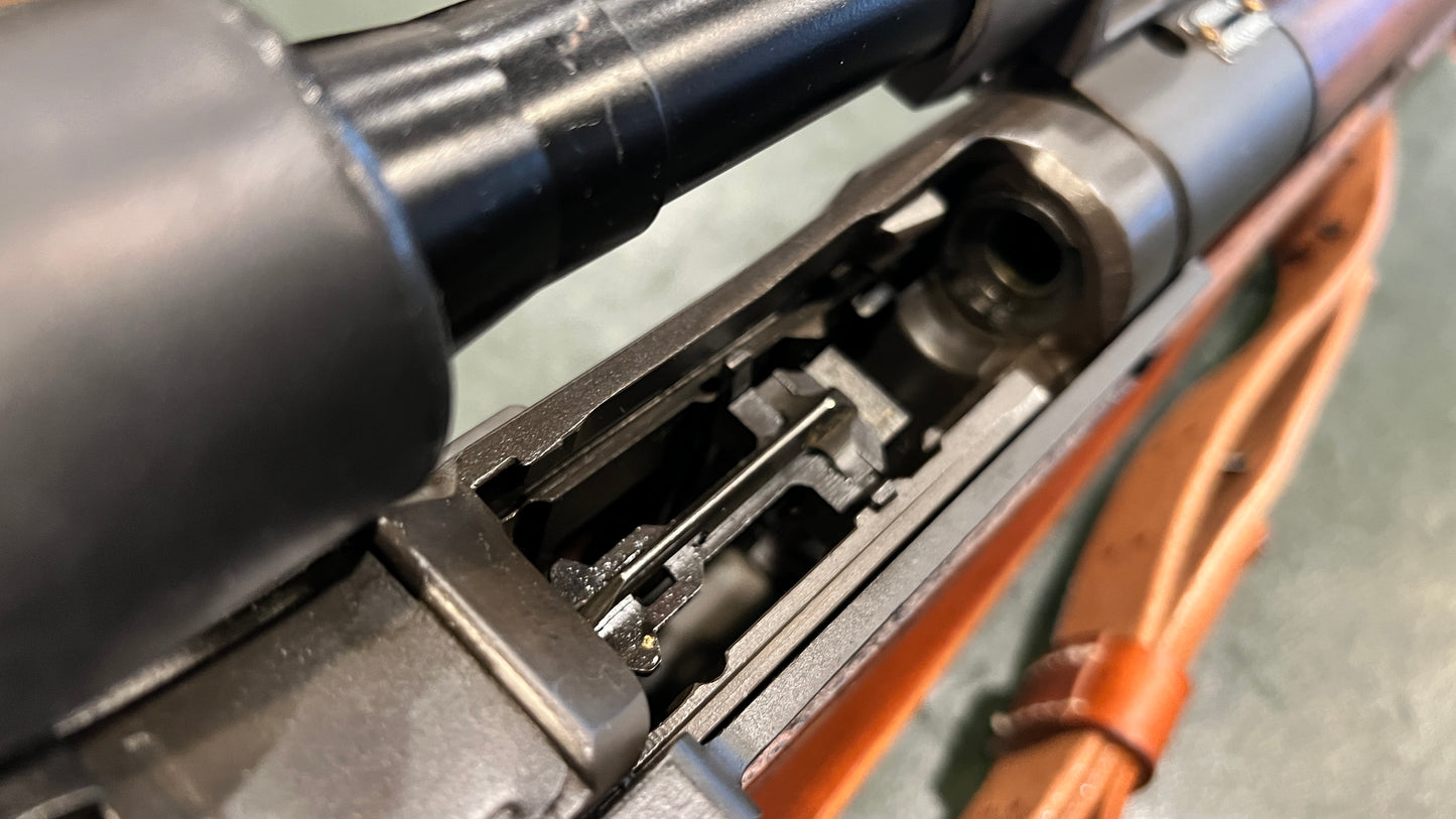M1D Garand Tipo 2 狙击步枪 308 NATO - 原装 M84 瞄准镜和 KK 公司 M2 消焰器