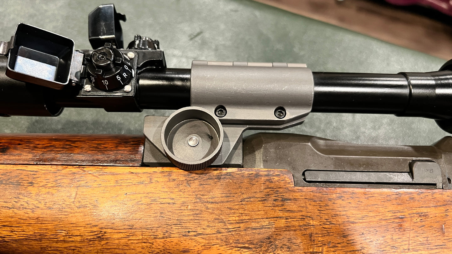 M1D Garand Tipo 2 狙击步枪 308 NATO - 原装 M84 瞄准镜和 KK 公司 M2 消焰器