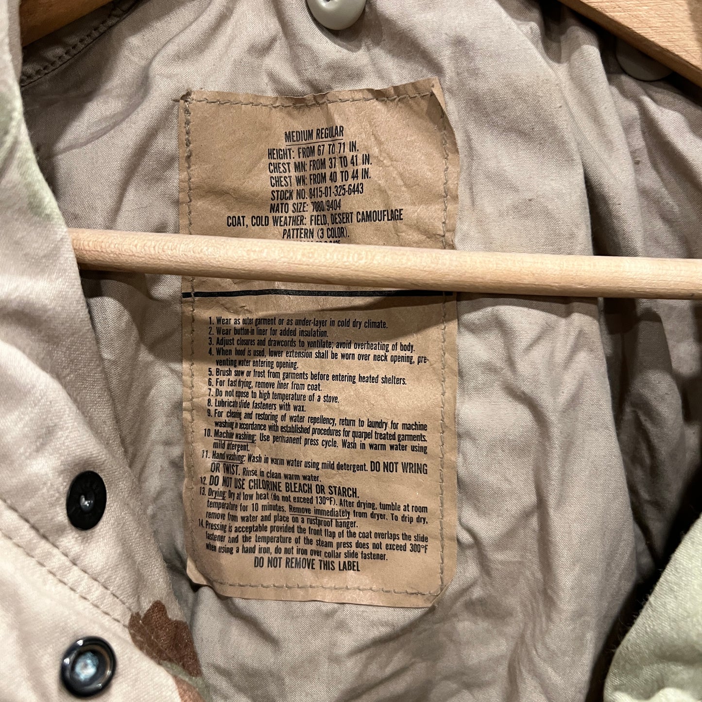美国 M65 夹克 D3 迷彩