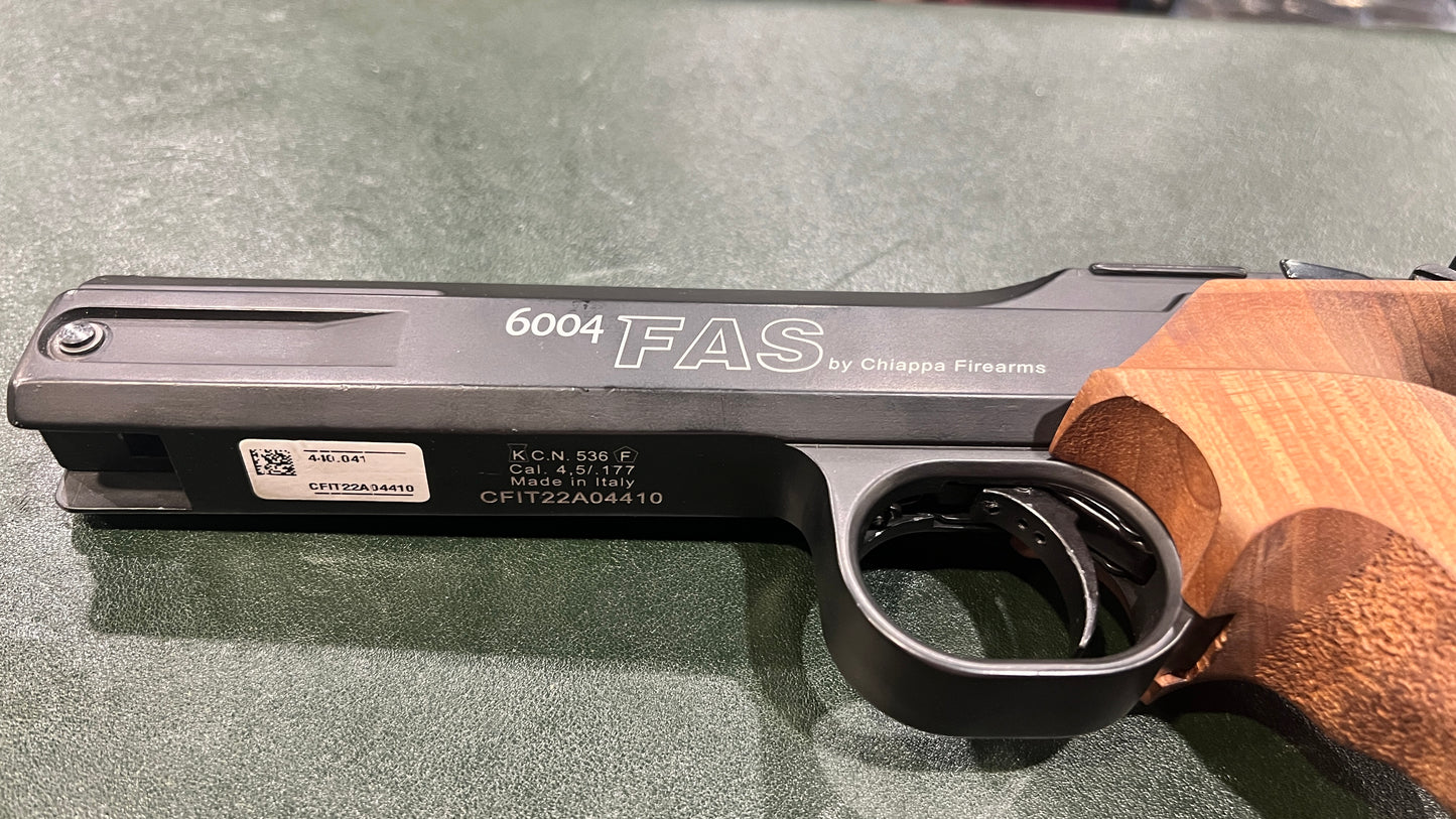 FAS 6004 Single Stroke Pneumatic Air Pistol – .177 Cal (by Chiappa Firearms)