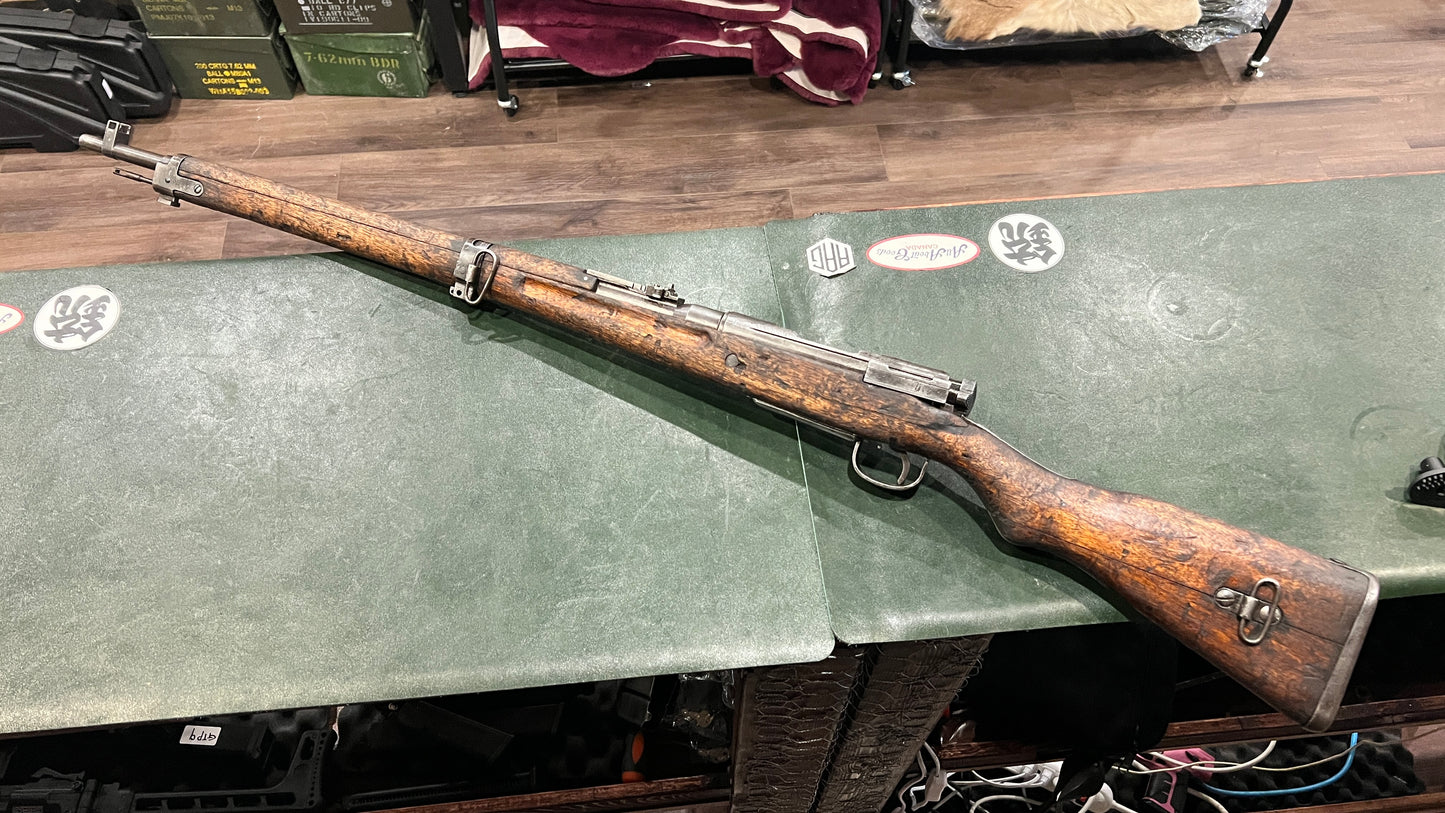 Retour de la Seconde Guerre mondiale : fusil japonais Arisaka Type 99 (marquages impériaux supprimés)