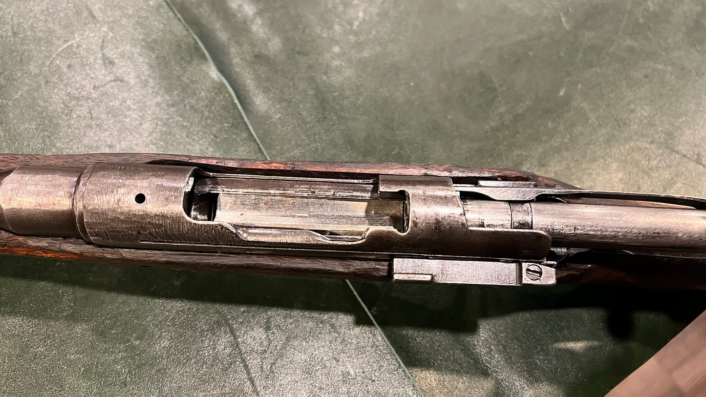 Retour de la Seconde Guerre mondiale : fusil japonais Arisaka Type 99 (marquages impériaux supprimés)