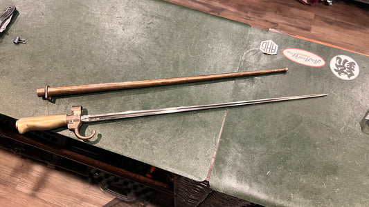 法国勒贝尔 1886/93 刺刀“罗莎莉”带鞘