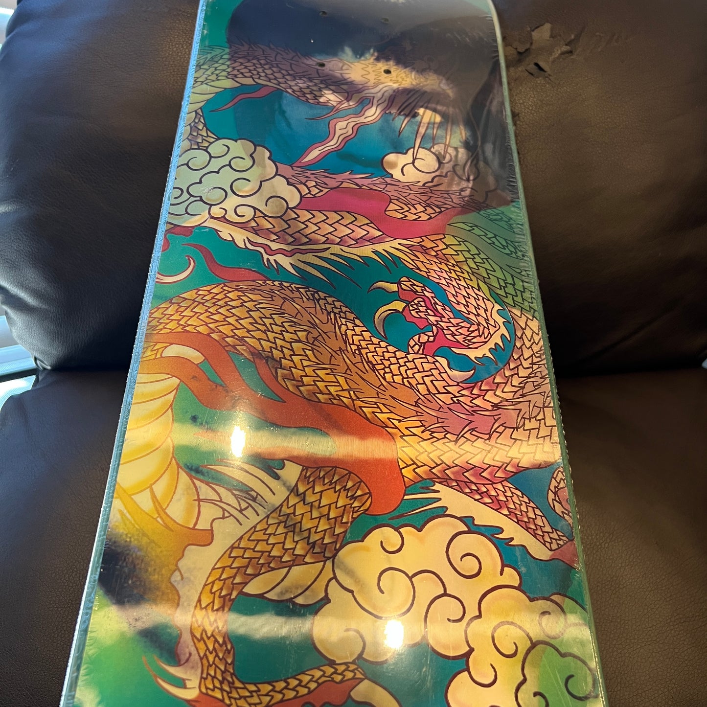 HOT|DGK x Bruce Lee Golden Dragon Lenticular Skateboard Deck – Green – 8.0" – New in Shrink