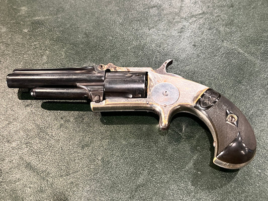 马林袖珍左轮手枪 – .32 边缘发火,5 发子弹,JM Marlin New Haven CT,约 1878 年古董