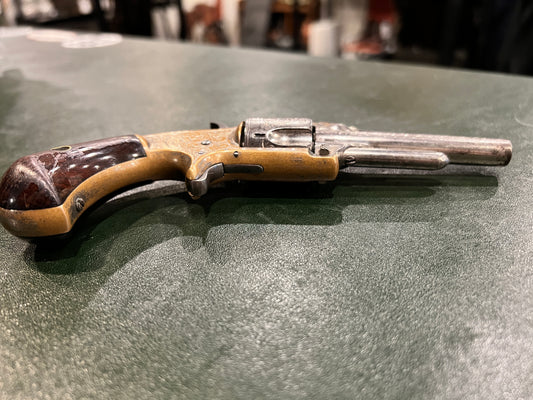 Antique Marlin Engraved Pocket Revolver (.30RF Rimfire, 1872–1878)