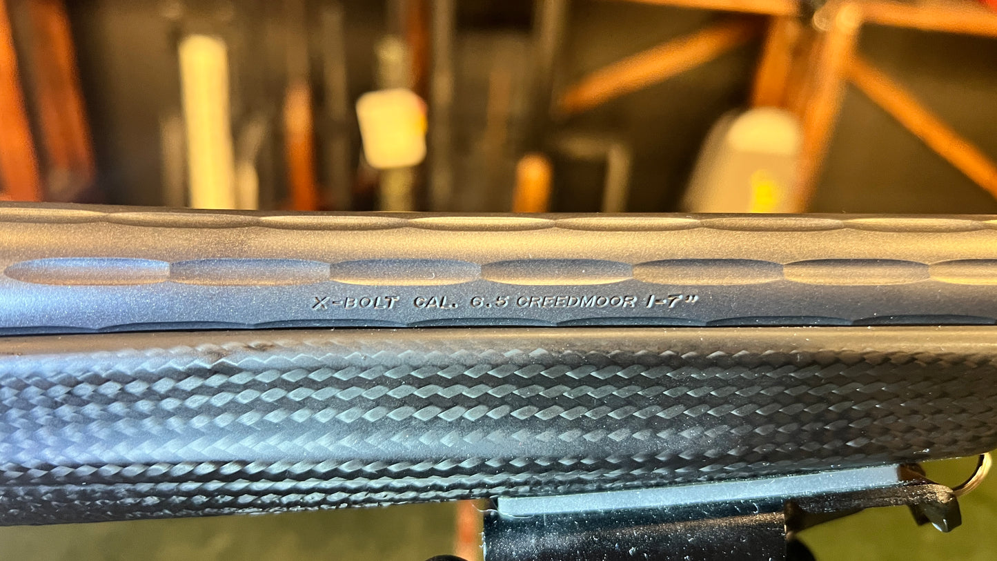 Browning X-Bolt Pro • 6,5 Creedmoor (1:7) • Verrou cannelé • Canon fileté + RecoilHawg • Comme neuf