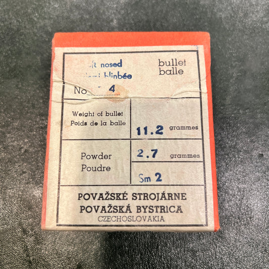 Unopened 7×57mm Ammo Box (10) — Považské Strojárne, Czechoslovakia — Cold War Export (c.1950s–1970s)