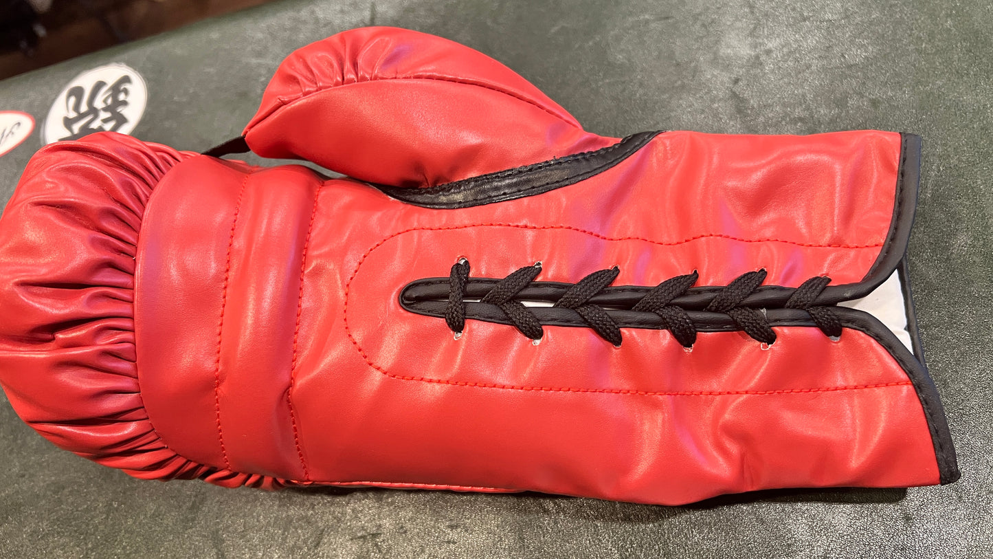 Mike Tyson Signed Everlast Red Boxing Glove (Certified Autographed Memorabilia)