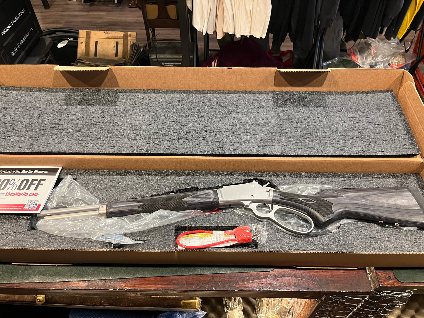 Marlin 1894 SBL / Skinner Trapper Lever Action Rifle – .44 Rem Mag – 16" Barrel – Original Box – Near New Condition