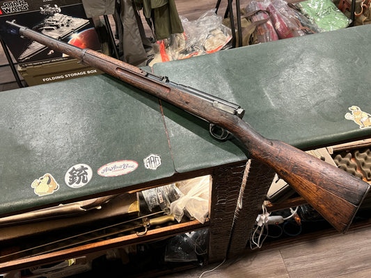 日本38式有坂步枪 – 小石川东京兵工厂 – 6.5×50mmSR有坂弹 – 膛线清晰
