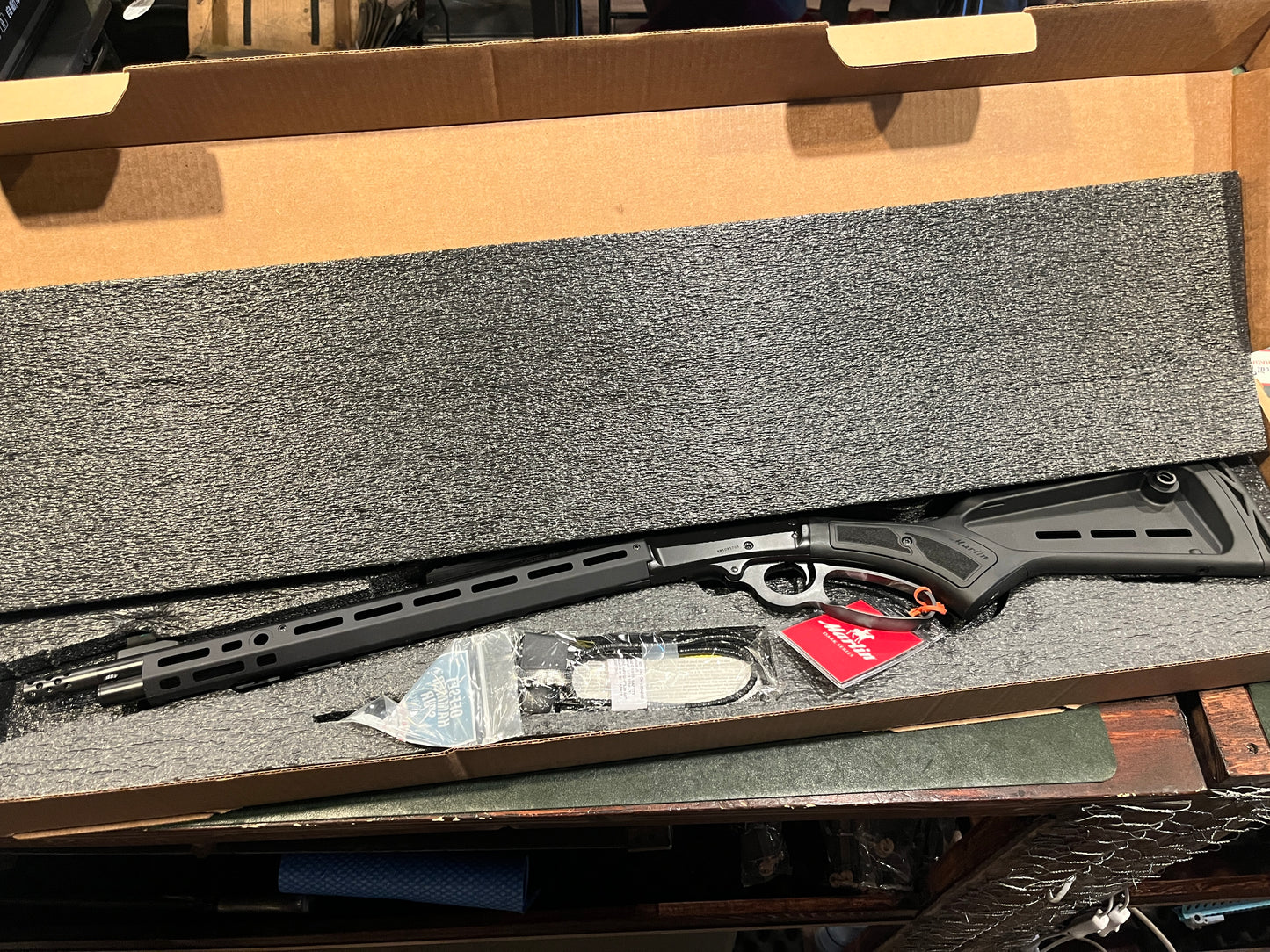 MARLIN 1894 DARK SERIES LEVER ACTION RIFLE – .44 REM MAG / .44 SPECIAL – 16.1" BARREL