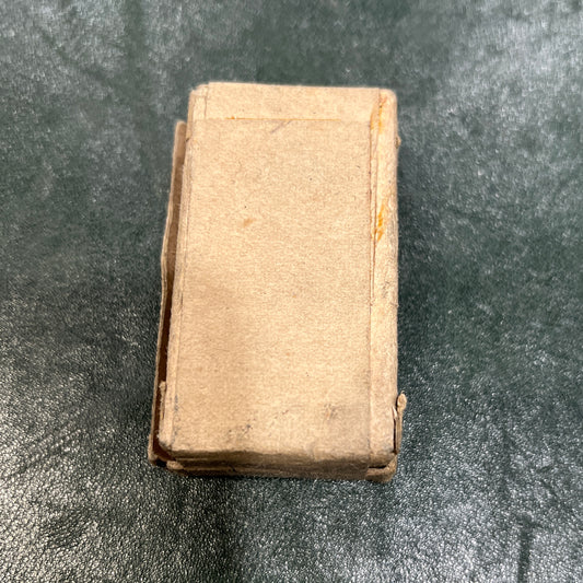 WWII Sealed I.S.A.A. .380 Mk IIz Revolver Ammunition Box (12 Rounds, Includes 1942 RΛL Cases)