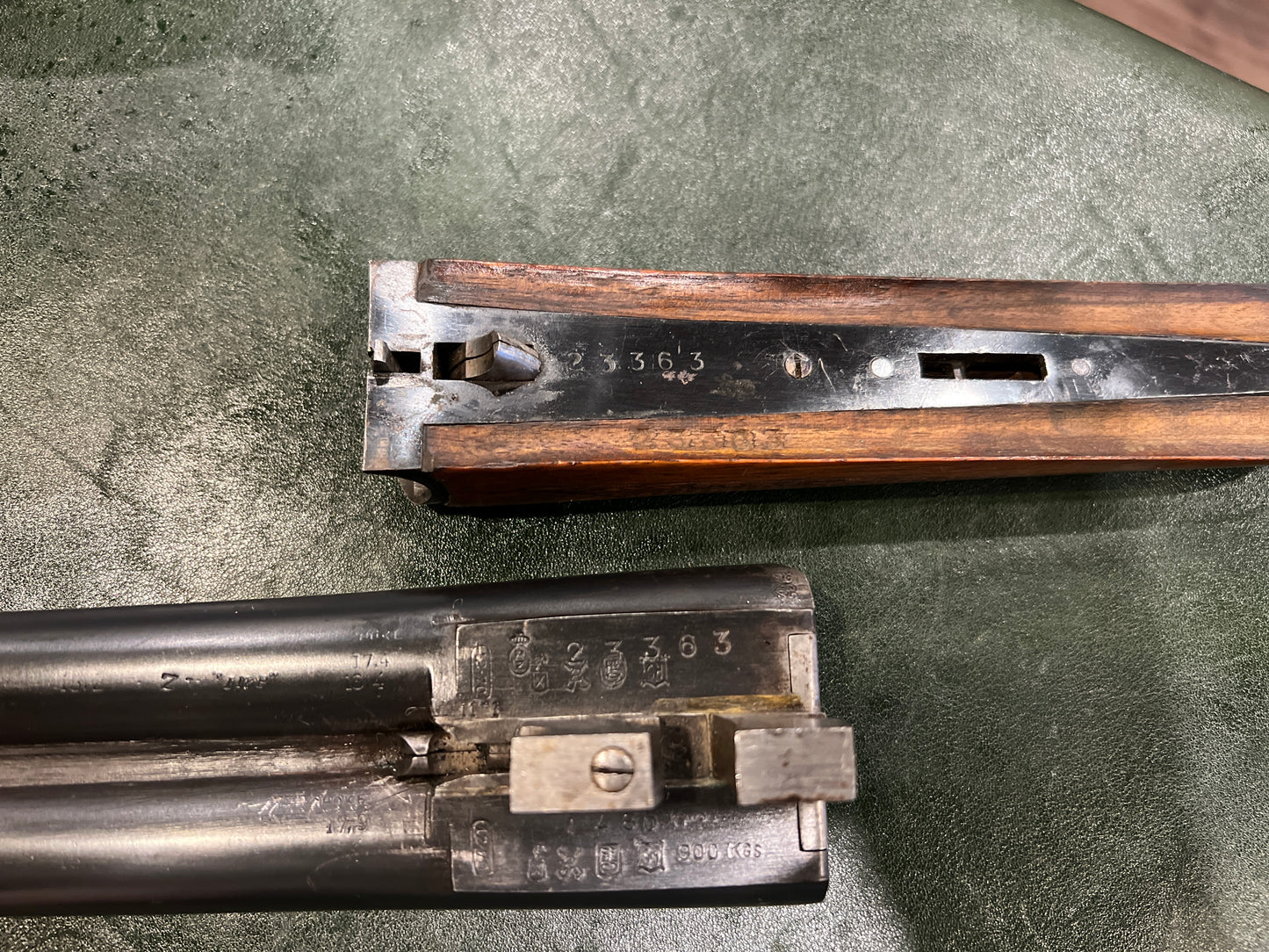 Manhela SxS 12 Ga — Tip-Up Double, 2¾" Chambers, 27¾" Barrels