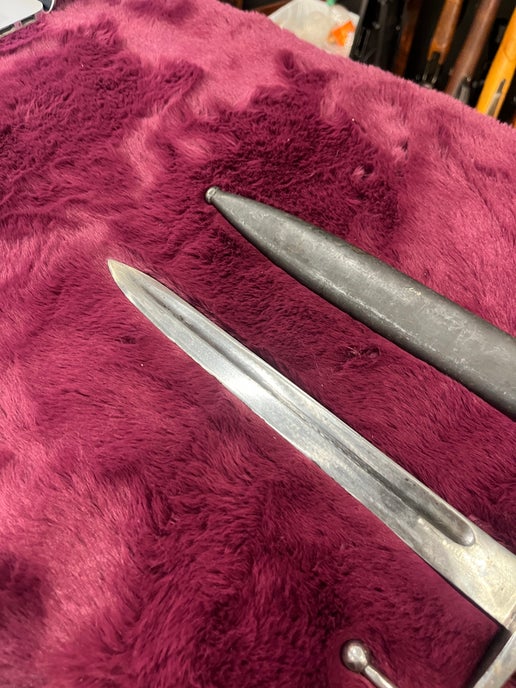 Turkish/German M1903 Mauser Bayonet – Shortened Pattern by As.Fa. with Scabbard