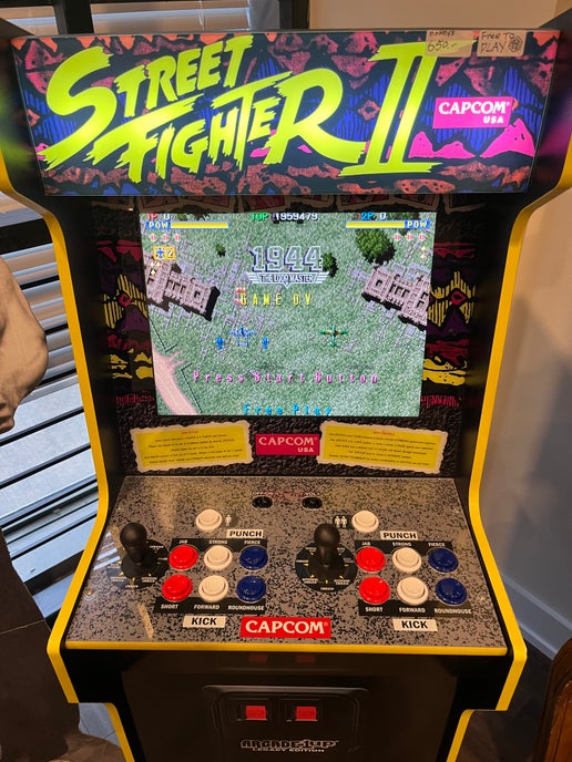 borne d'arcade Street Fighter