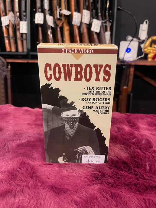 Cowboys 3 movies video tapes